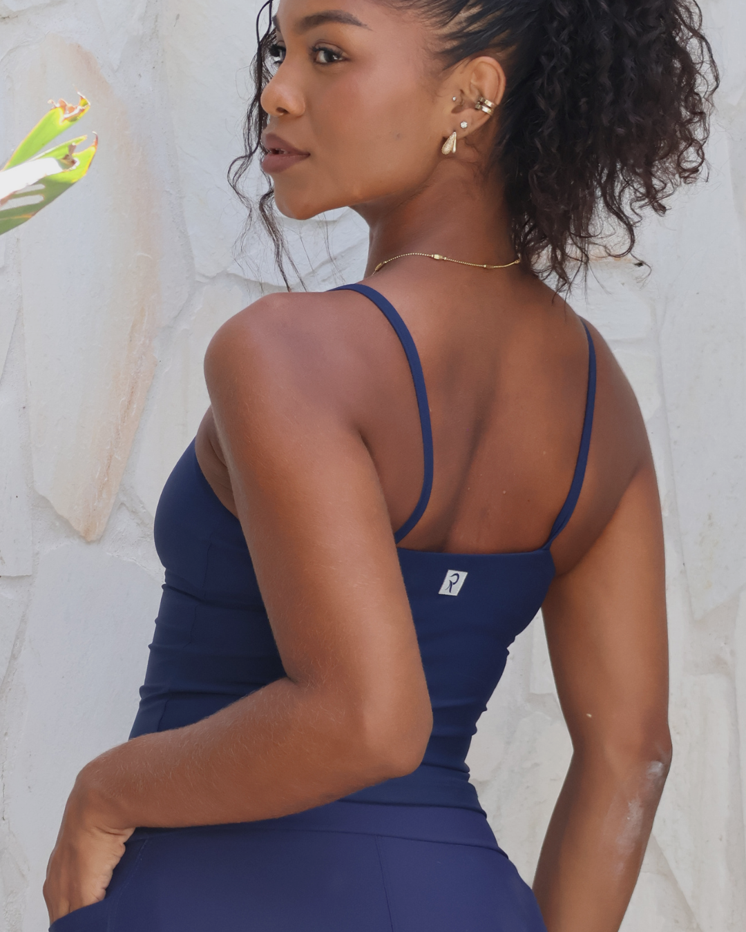 Costas da Blusa Frida sem reguladores &mdash; al&ccedil;as fixas
